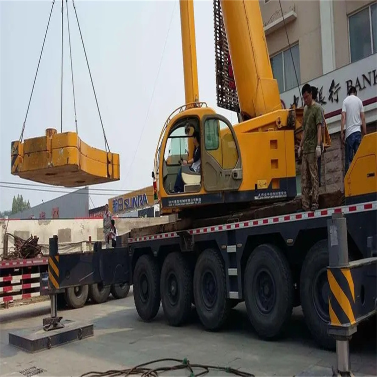 沙田镇当地吊车出租|机器吊装|75吨|工厂搬迁服务